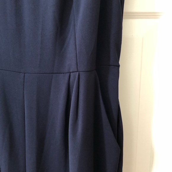 NWOT - Emma & Michele Jumpsuit In Navy w/Fabric Tie - Size 14 - Picture 3 of 7